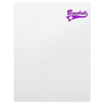 Baseball Logo Purple