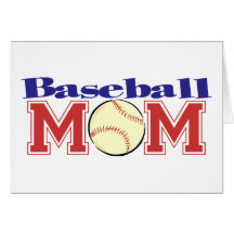 Baseball Mom Card