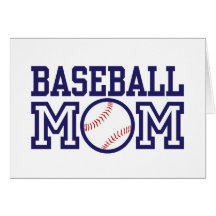 Baseball Mom Card