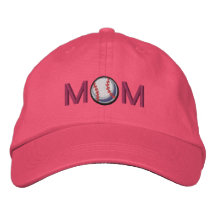 Baseball Mom Embroidered Hat