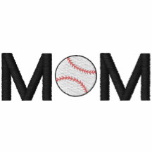 Baseball Mom Embroidered Shirt