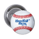Baseball Mom Gift Button buttons