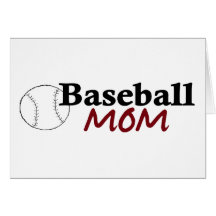 Baseball Mom Greeting Card