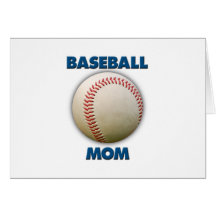 Baseball Mom Greeting Card