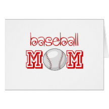 Baseball Mom Greeting Card