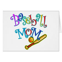 Baseball Mom Greeting Cards