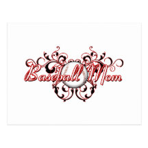 Baseball Mom (heart) copy.png Postcards