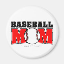 Baseball Mom Magnet