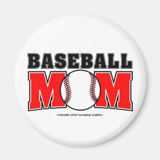 Baseball Mom Magnet