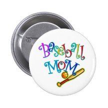 Baseball Mom Pins