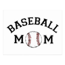 Baseball Mom Post Card