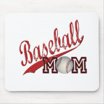 Baseball Mom Red
