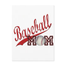 Baseball Mom Red