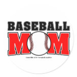 Baseball Mom Stickers