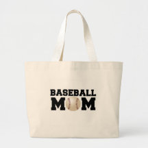 Baseball Mom Tote Bag