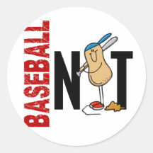 Baseball Nut 1 Stickers