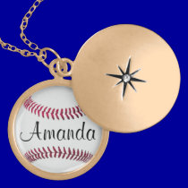 Baseball (personalized) Pendant - Customized necklaces