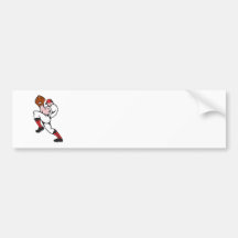 Baseball Pitcher Player Pitching Bumper Stickers