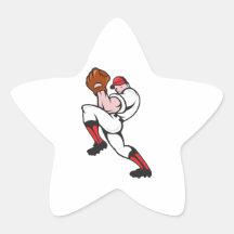 Baseball Pitcher Player Pitching Star Sticker