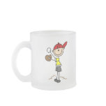 Baseball Pitcher Stick Figure Mug