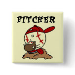 Baseball Pitcher Tshirts and Gifts Pin
