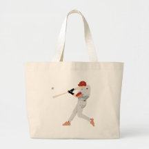 Baseball Player Tote Bags