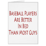 Baseball Players Are Better In Bed Than Most Guys Cards