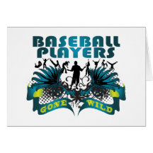 Baseball Players Gone Wild Greeting Card
