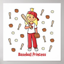 Baseball Princess Poster
