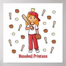 Baseball Princess Poster