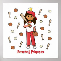 Baseball Princess Posters