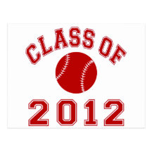 Baseball - Red Post Card
