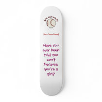 Baseball-Red Custom Skateboard