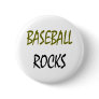 Baseball Rocks Button