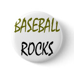 Baseball Rocks Pin