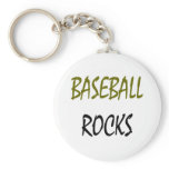 Baseball Rocks Keychain