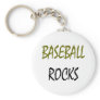 Baseball Rocks Keychain