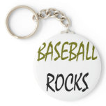 Baseball Rocks Keychains