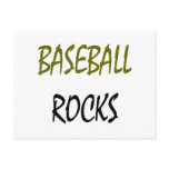 Baseball Rocks Postcard