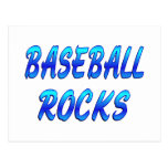 BASEBALL ROCKS POSTCARD