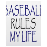 Baseball Rules My Life Letterhead