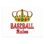 BASEBALL RULES POST CARDS