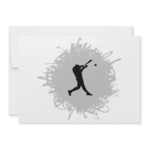 Baseball Scribble Style Announcement