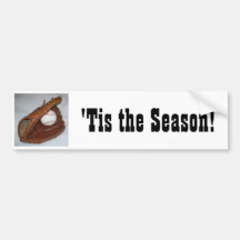 Baseball Season Bumper Sticker