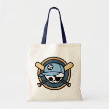 Baseball Skull & Crossbats -boys Bags