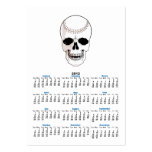 baseball skull head business card templates