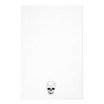 baseball skull head customized stationery