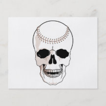 baseball skull head flyers