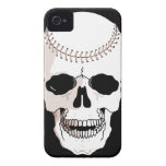 baseball skull head iPhone 4 case