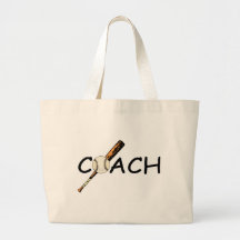Baseball Softball Coach Canvas Bag